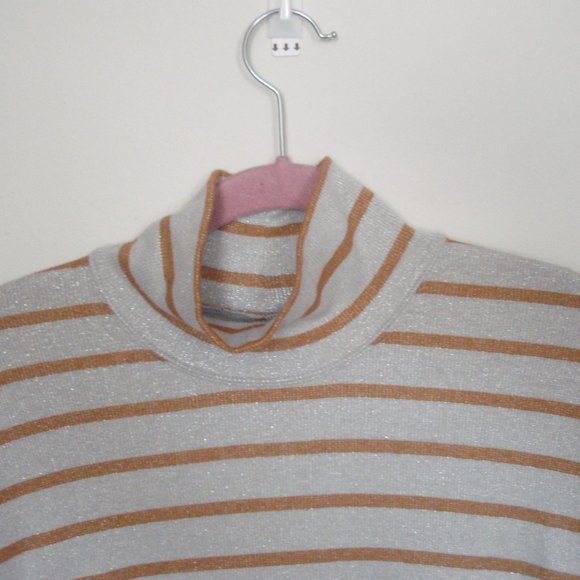 Vanessa Virginia | Mustard & Cream Shimmer Tunic - Picture 3 of 12